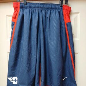 Dayton Flyers Athletic NIKE Dri Fit Fly 3.0 Shorts Blue & Red Men's 2XL UD
